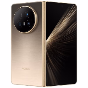 6b12da2b-b638-4e8e-9386-0b63f2995bc8 Honor Magic V5 Foldable Smartphone (256GB 12GB RAM) Dawn Gold NFC |Chinese Spec |6100mAh Battery 66W wired Charge | Snapdragon 8 Elite (3 nm) AMOLED 120Hz 7.95" | YOYO AI assistant, AI Ecosystem event | 4.1mm thickness | Android 15, MagicOS 9